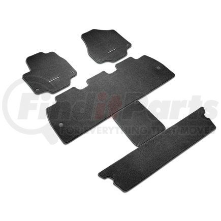 82214539AC by MOPAR - Floor Mat Set - First, Second and Third Row, Black