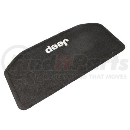 6RX78DX9AA by MOPAR - Trunk Mat - Black, Rear Floor Panel, with Jeep Logo