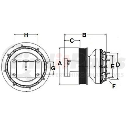 99A9679 by HORTON - Engine Cooling Fan Clutch