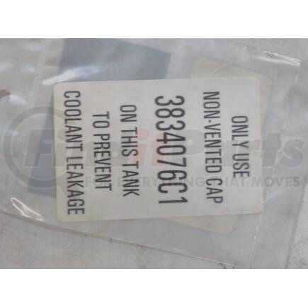 3838418C1 by NAVISTAR - INTERNATIONAL PRODUCT GRAPHIC LABEL  ENGINE