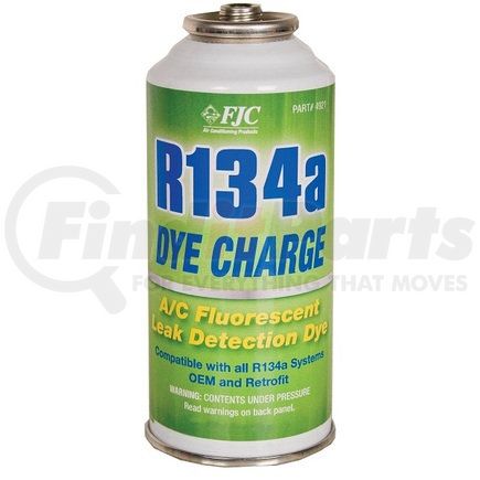 4921 by FJC, INC. - R134a Dye Charge - A/C Fluorescent Leak Detection Dye, 3 Oz.