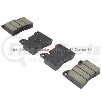 1000-0163M by MPA ELECTRICAL - QB Semi-Metallic Brake Pads