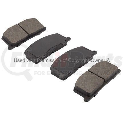 1000-0242M by MPA ELECTRICAL - Quality-Built Disc Brake Pad Set - Semi-Metallic