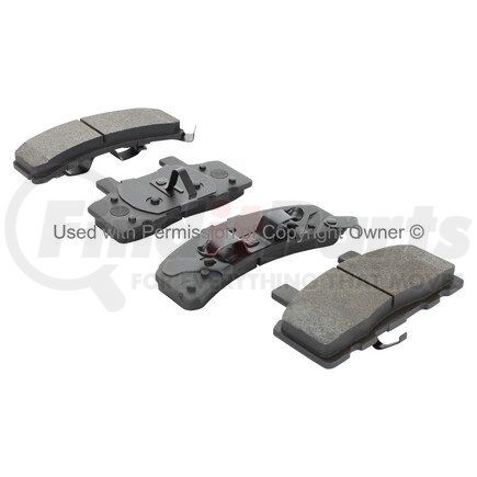 1000-0368M by MPA ELECTRICAL - Quality-Built Disc Brake Pad Set - Semi-Metallic