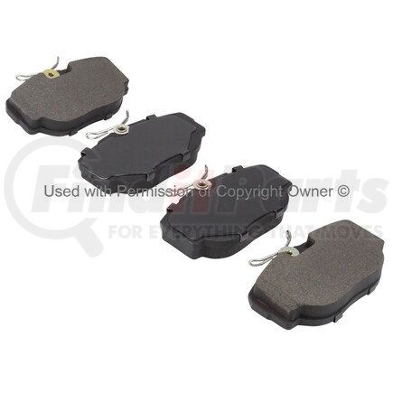 1000-0493M by MPA ELECTRICAL - Quality-Built Disc Brake Pad Set - Semi-Metallic