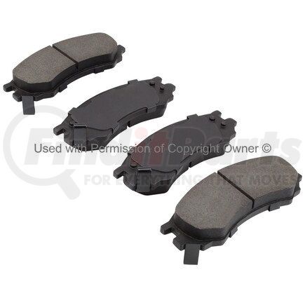 1000-0507M by MPA ELECTRICAL - Quality-Built Disc Brake Pad Set - Semi-Metallic