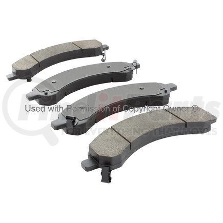 1000-0989M by MPA ELECTRICAL - Quality-Built Disc Brake Pad Set - Semi-Metallic