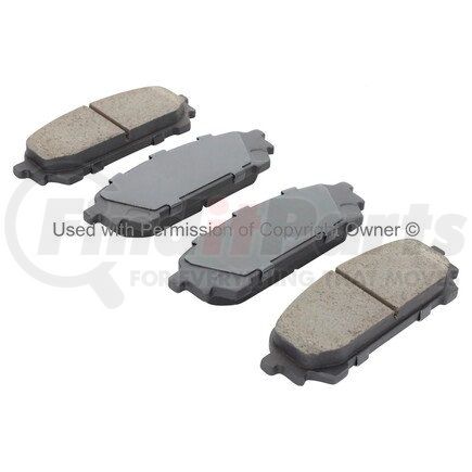 1000-1004M by MPA ELECTRICAL - Quality-Built Disc Brake Pad Set - Semi-Metallic