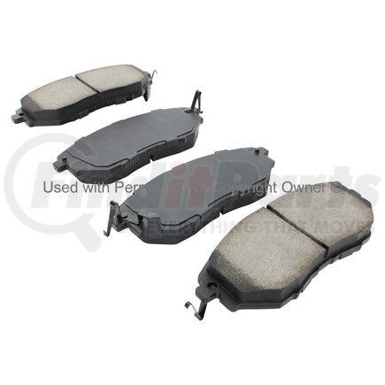 1000-1078M by MPA ELECTRICAL - Quality-Built Disc Brake Pad Set - Semi-Metallic