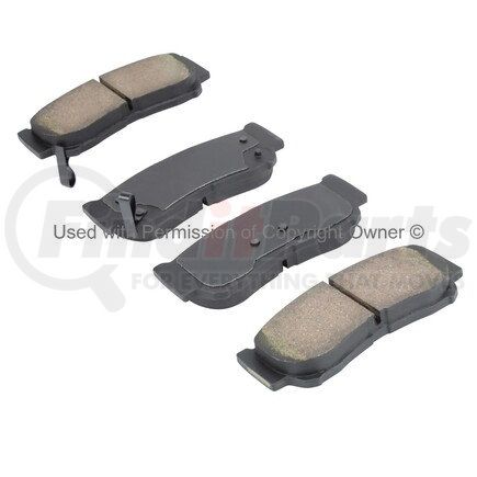 1000-1297M by MPA ELECTRICAL - Quality-Built Disc Brake Pad Set - Semi-Metallic