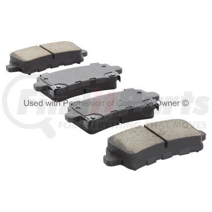 1000-1430M by MPA ELECTRICAL - Quality-Built Disc Brake Pad Set - Semi-Metallic