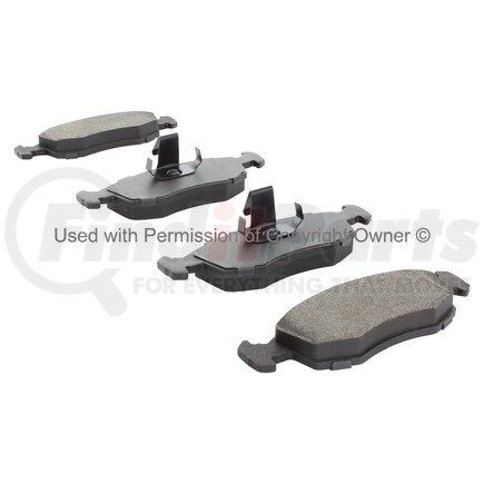 1000-1538M by MPA ELECTRICAL - QB Semi-Metallic Brake Pads