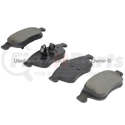 1000-1627M by MPA ELECTRICAL - QB Semi-Metallic Brake Pads