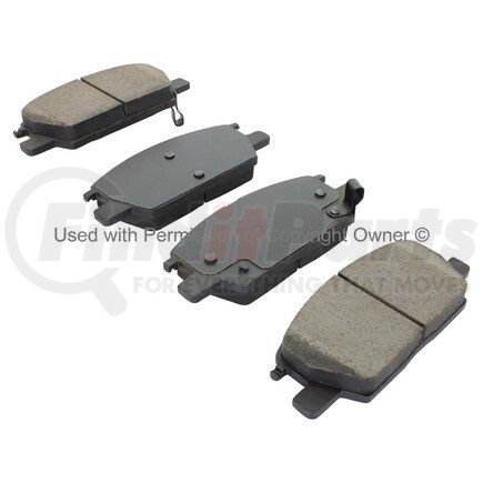 1000-1913C by MPA ELECTRICAL - Quality-Built Disc Brake Pad Set - Ceramic