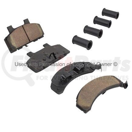 1001-0215C by MPA ELECTRICAL - Quality-Built Premium Ceramic Brake Pads w/ Hardware