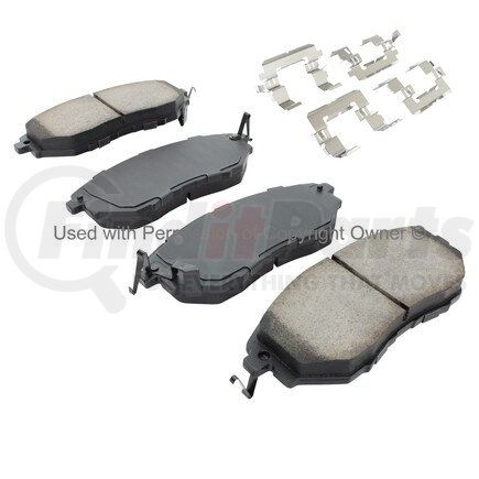 1001-0224M by MPA ELECTRICAL - Quality-Built Premium Semi-Metallic Brake Pads w/ Hardware