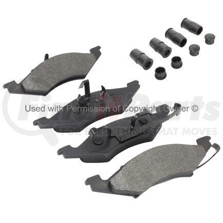 1001-0257M by MPA ELECTRICAL - Quality-Built Premium Semi-Metallic Brake Pads w/ Hardware