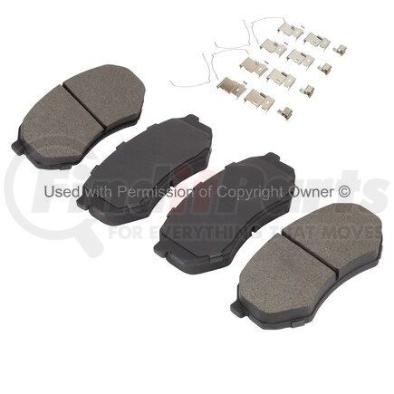 1001-0389C by MPA ELECTRICAL - Quality-Built Disc Brake Pad, Premium, Ceramic, with Hardware