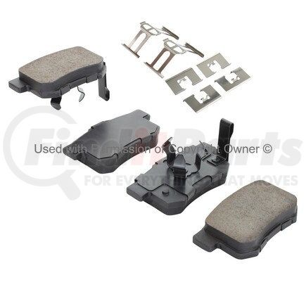 1001-0389M by MPA ELECTRICAL - Quality-Built Premium Semi-Metallic Brake Pads w/ Hardware