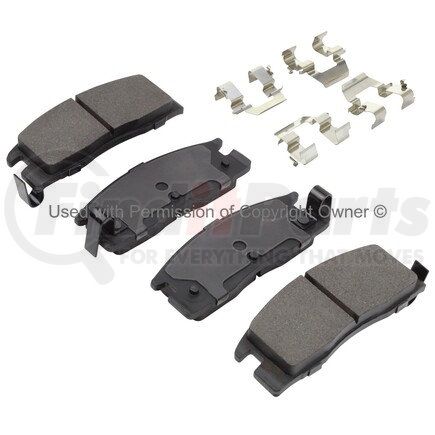 1001-0398M by MPA ELECTRICAL - Quality-Built Premium Semi-Metallic Brake Pads w/ Hardware