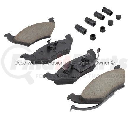 1001-0544M by MPA ELECTRICAL - Quality-Built Premium Semi-Metallic Brake Pads w/ Hardware