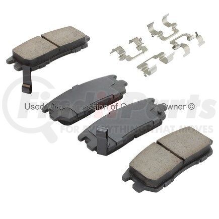 1001-0567C by MPA ELECTRICAL - Quality-Built Premium Ceramic Brake Pads w/ Hardware