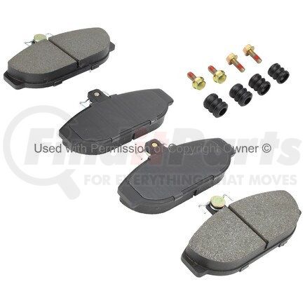 1001-0565M by MPA ELECTRICAL - Quality-Built Premium Semi-Metallic Brake Pads w/ Hardware