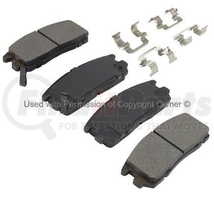 1001-0580M by MPA ELECTRICAL - Quality-Built Premium Semi-Metallic Brake Pads w/ Hardware