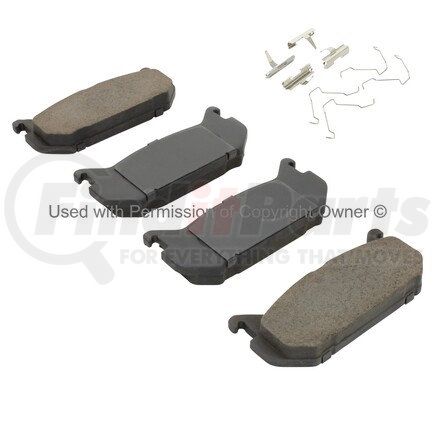 1001-0584C by MPA ELECTRICAL - Quality-Built Premium Ceramic Brake Pads w/ Hardware