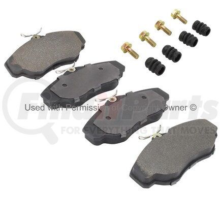 1001-0676C by MPA ELECTRICAL - Quality-Built Premium Ceramic Brake Pads w/ Hardware