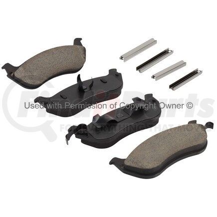 1001-0690M by MPA ELECTRICAL - Quality-Built Premium Semi-Metallic Brake Pads w/ Hardware