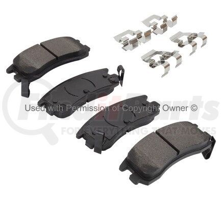 1001-0714M by MPA ELECTRICAL - Quality-Built Premium Semi-Metallic Brake Pads w/ Hardware