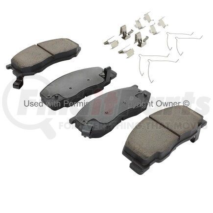 1001-0716C by MPA ELECTRICAL - Quality-Built Premium Ceramic Brake Pads w/ Hardware