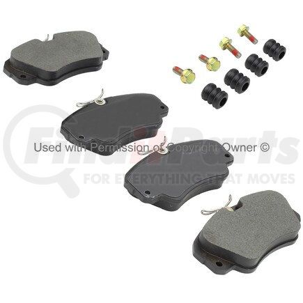 1001-0720M by MPA ELECTRICAL - Quality-Built Premium Semi-Metallic Brake Pads w/ Hardware