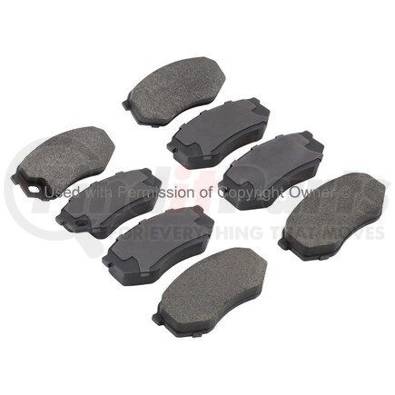 1001-0735M by MPA ELECTRICAL - Quality-Built Premium Semi-Metallic Brake Pads w/ Hardware