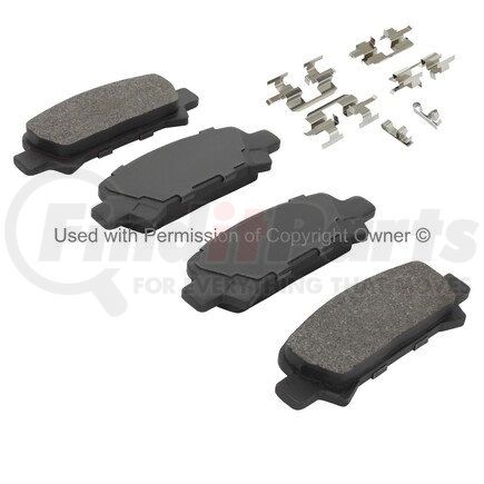 1001-0770M by MPA ELECTRICAL - Quality-Built Premium Semi-Metallic Brake Pads w/ Hardware