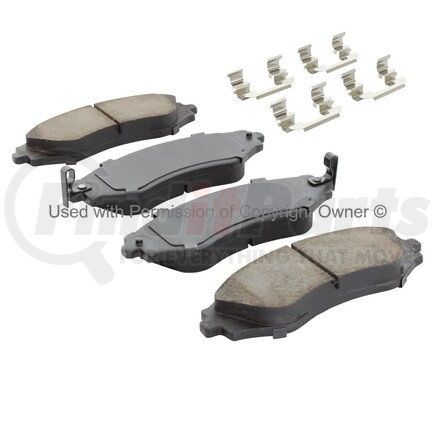 1001-0797M by MPA ELECTRICAL - Quality-Built Premium Semi-Metallic Brake Pads w/ Hardware