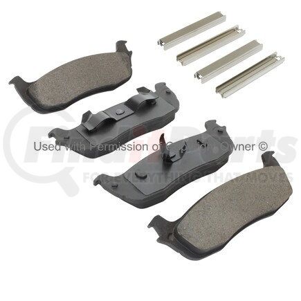 1001-0879M by MPA ELECTRICAL - Quality-Built Premium Semi-Metallic Brake Pads w/ Hardware