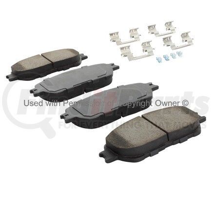 1001-0906BC by MPA ELECTRICAL - Quality-Built Premium Ceramic Brake Pads w/ Hardware