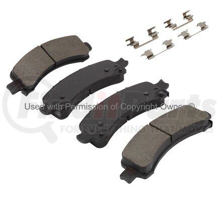 1001-0974M by MPA ELECTRICAL - Quality-Built Premium Semi-Metallic Brake Pads w/ Hardware