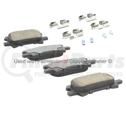 1001-0996M by MPA ELECTRICAL - Quality-Built Premium Semi-Metallic Brake Pads w/ Hardware