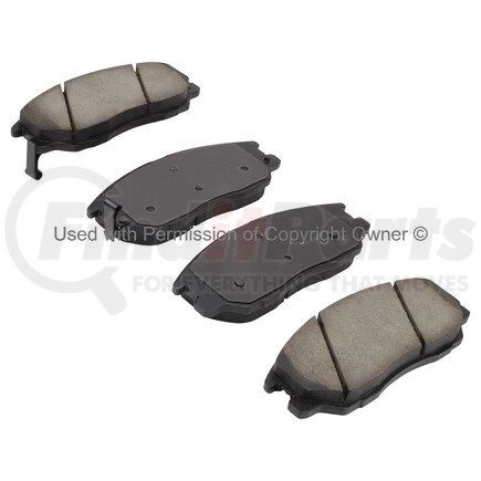 1001-1013M by MPA ELECTRICAL - Quality-Built Premium Semi-Metallic Brake Pads w/ Hardware