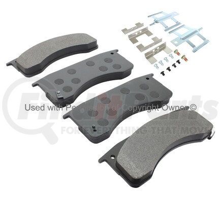 1001-1032M by MPA ELECTRICAL - Quality-Built Premium Disc Brake Pad Set - Semi-Metallic, with Hardware