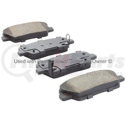 1003-1284AC by MPA ELECTRICAL - Quality-Built Black Series Ceramic Brake Pads w/ Hardware