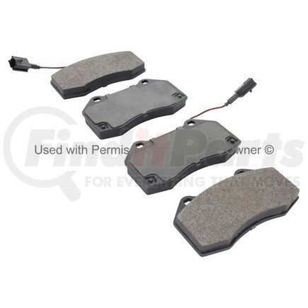 1003-1379AM by MPA ELECTRICAL - Quality-Built Black Series Semi-Metallic Brake Pads w/ Hardware