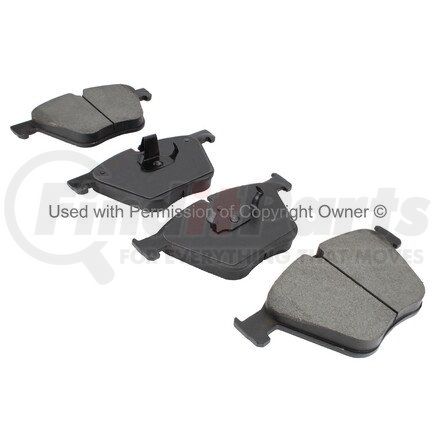 1003-1443M by MPA ELECTRICAL - Quality-Built Black Series Semi-Metallic Brake Pads w/ Hardware