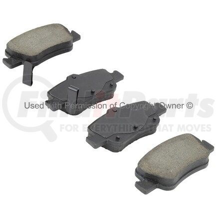 1003-1572C by MPA ELECTRICAL - Quality-Built Disc Brake Pad Set - Black Series, Ceramic