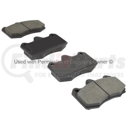 1003-1598M by MPA ELECTRICAL - Quality-Built Black Series Semi-Metallic Brake Pads