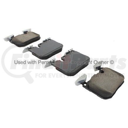 1003-1609AM by MPA ELECTRICAL - Quality-Built Black Series Semi-Metallic Brake Pads w/ Hardware