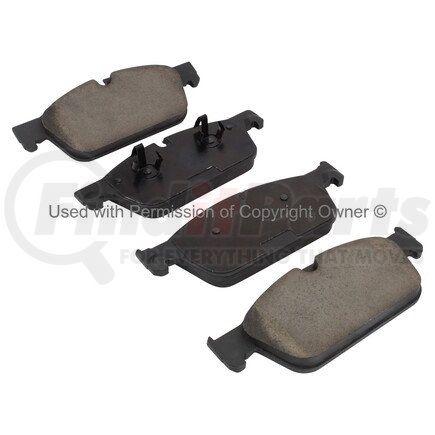 1003-1636AM by MPA ELECTRICAL - Quality-Built Black Series Semi-Metallic Brake Pads